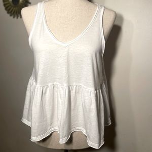 American Eagle Super Soft Peplum Tank - Size small